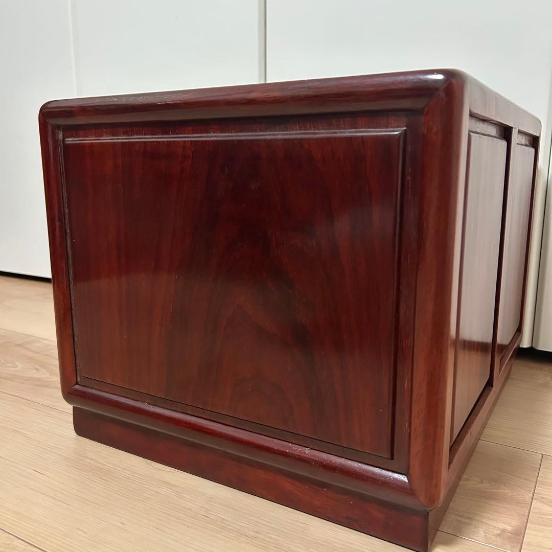 【大幅最終値下げ2】昭和レトロ 螺鈿細工 和箪笥 3段チェスト 葡萄文様 木製