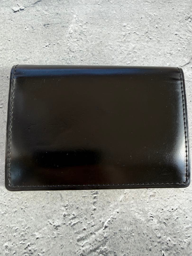 土屋鞄TSUCHIYA KABAN コードバン 名刺入れ　ブラック