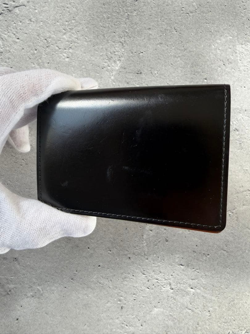 土屋鞄TSUCHIYA KABAN コードバン 名刺入れ　ブラック