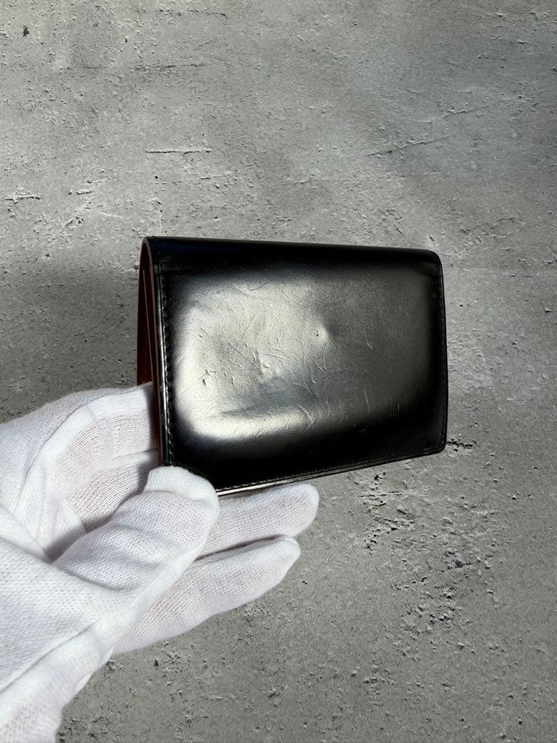 土屋鞄TSUCHIYA KABAN コードバン 名刺入れ　ブラック