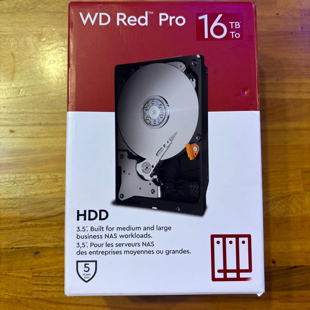 WD Red Pro 16TB HDD 3.5インチ 【並行輸入品】『未開封』