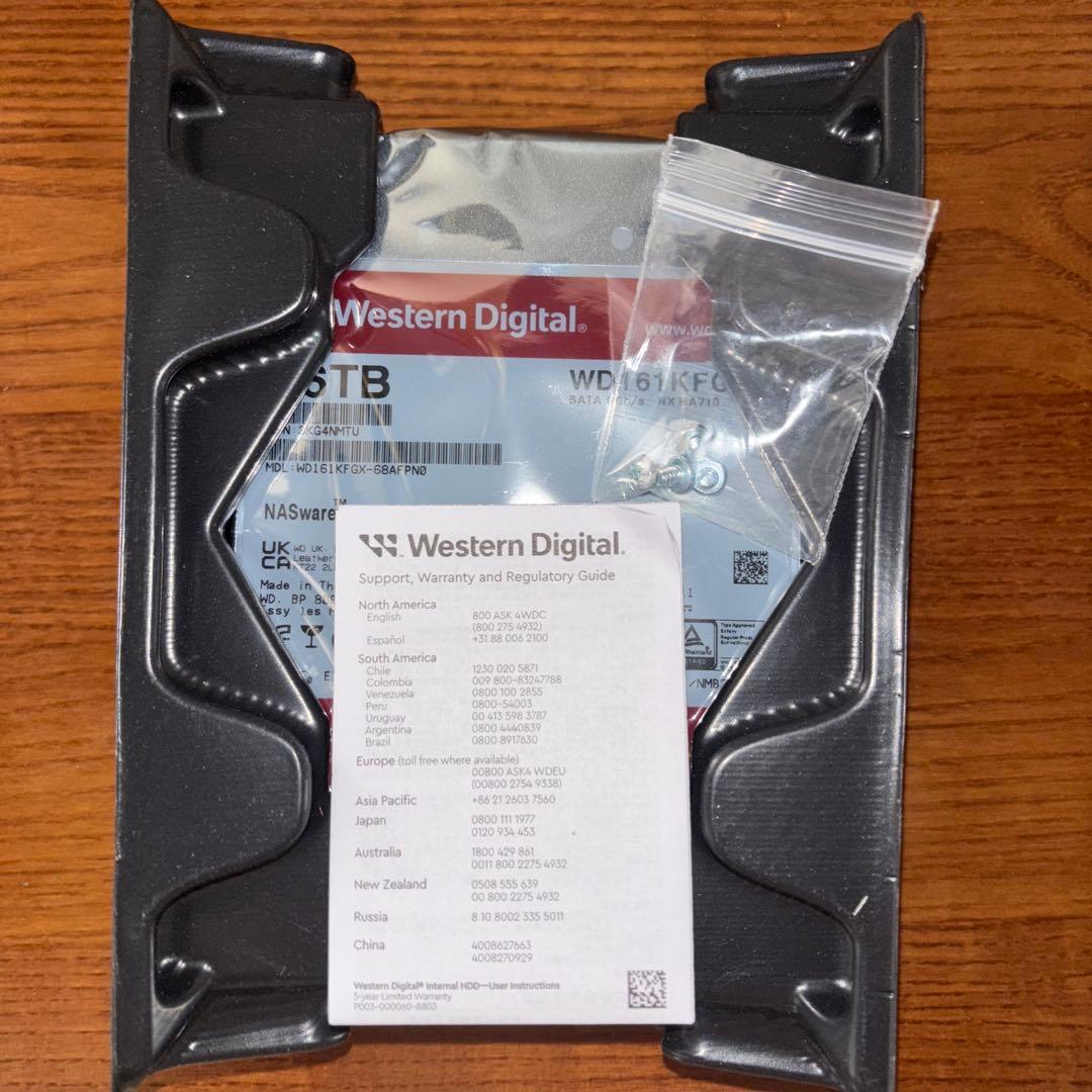 WD Red Pro 16TB HDD 3.5インチ 【並行輸入品】『未開封』