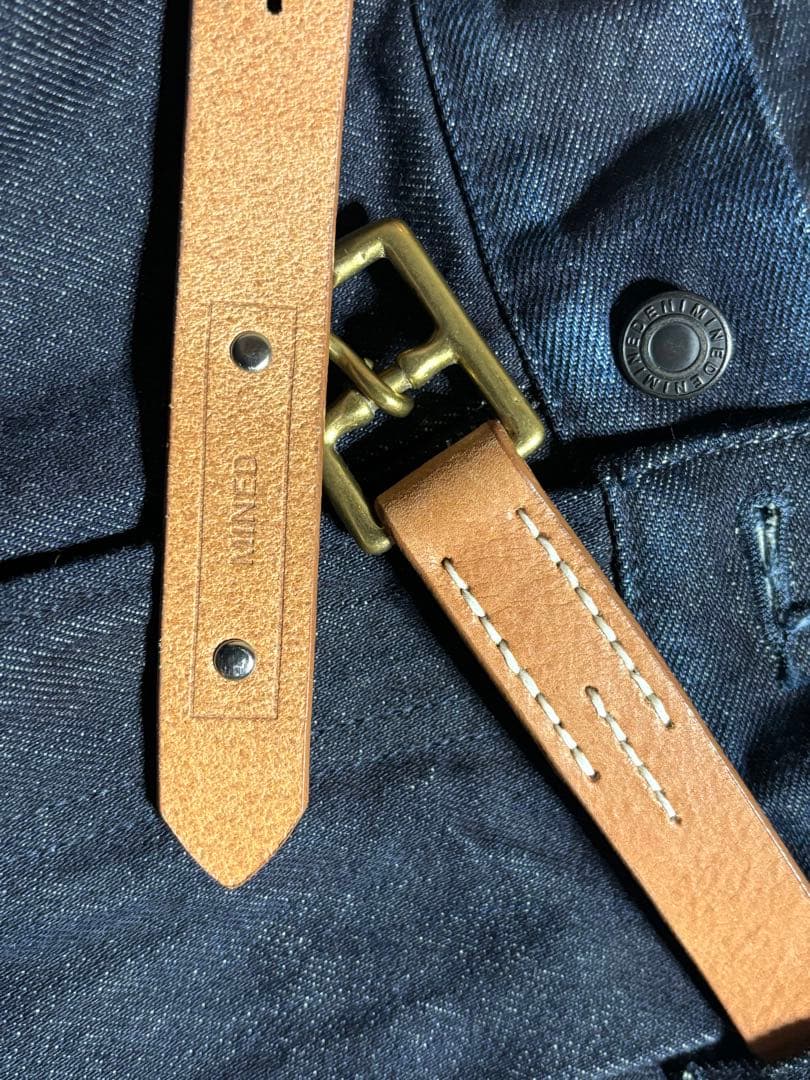 MINEDENIM マインデニム　木村拓哉着用ブラウンレザー ベルト
