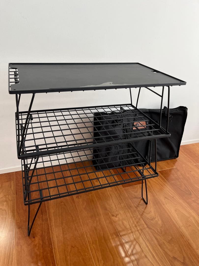 ＨＩＢＡＲＩフィールドラック3枚　天板✕1枚　専用バッグ✕1個