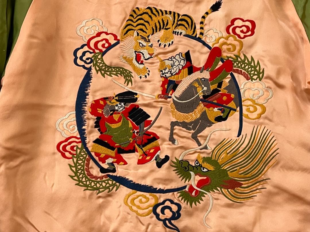 フェローズ 匠 リバーシブルスカジャン 源平合戦 川中島の戦い Lサイズ 日本製