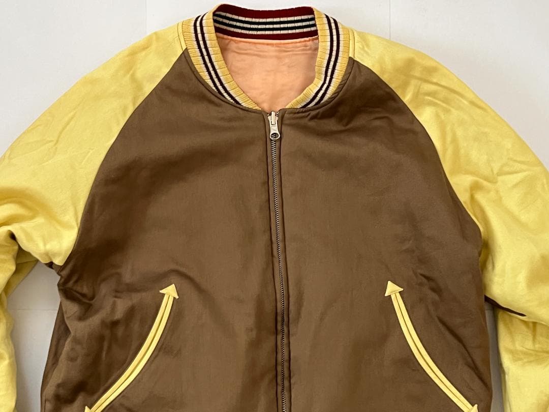 フェローズ 匠 リバーシブルスカジャン 源平合戦 川中島の戦い Lサイズ 日本製