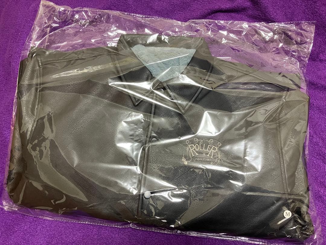 ROLLER ローラー マガジン フェイク レザー COACH JACKET M