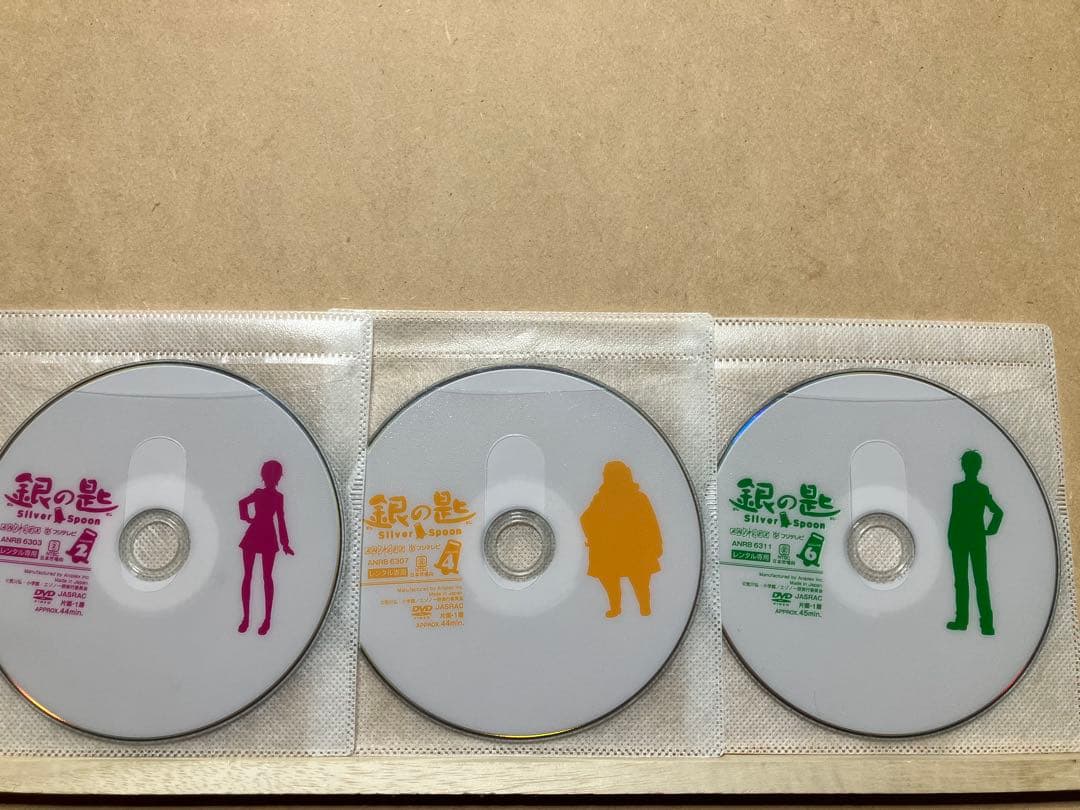銀の匙　DVD アニメ　全12巻　レンタル版