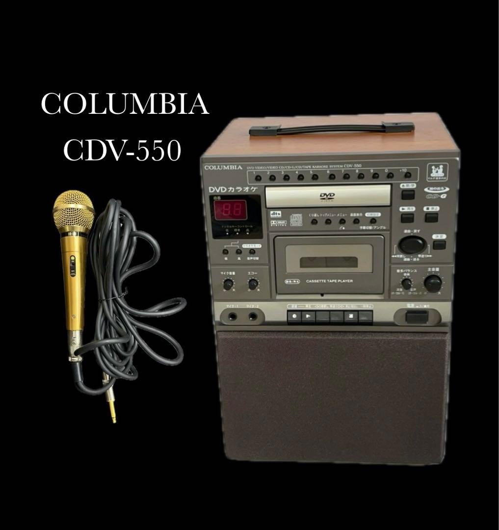 【動作品】DENON COLUMBIA CDV-550 カラオケ機器 -316-