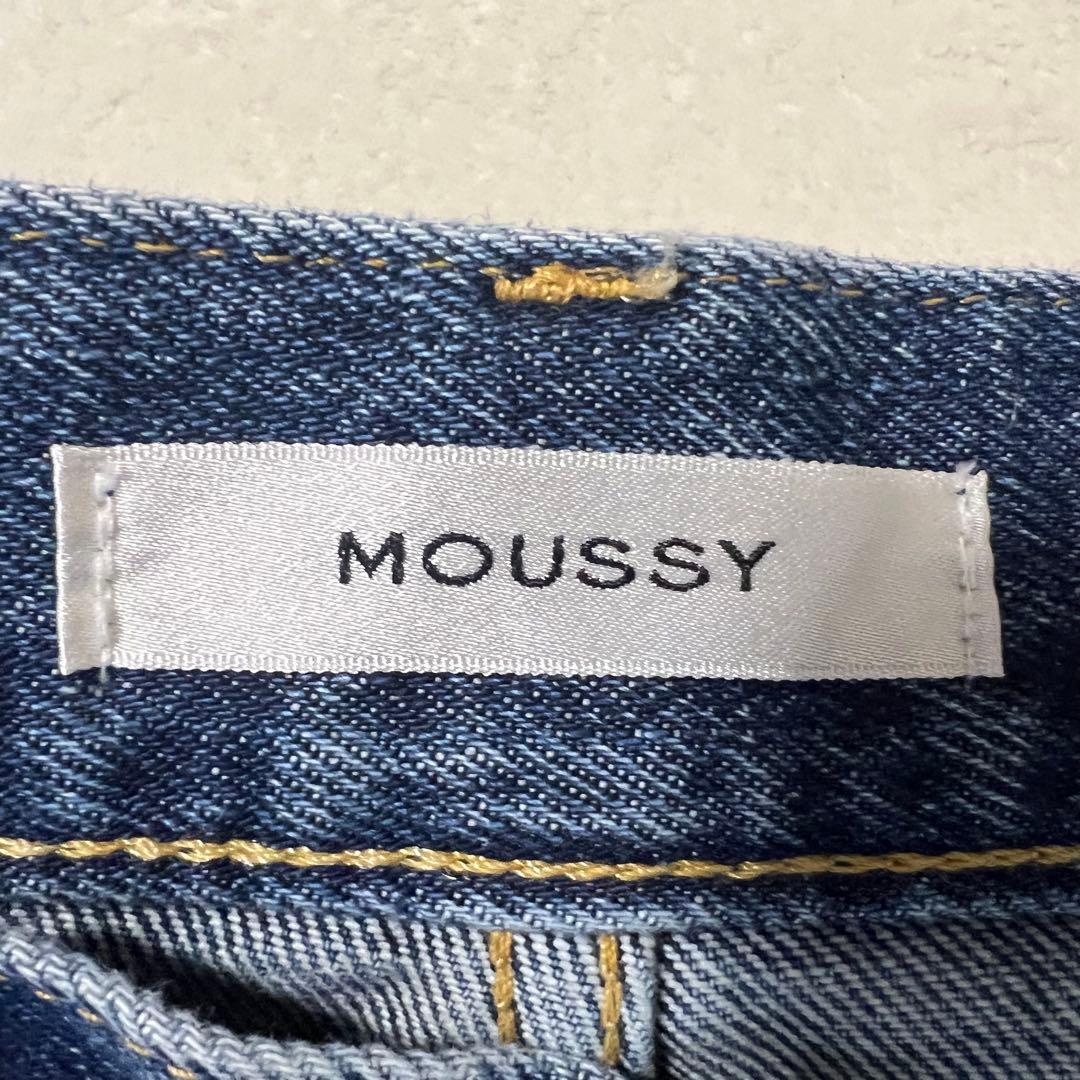 【美品】MOUSSY CROSS WAIST STRAIGHT SIZE1