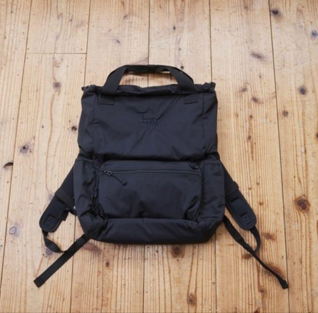 リトルウィークエンドブラックナイロンリュック