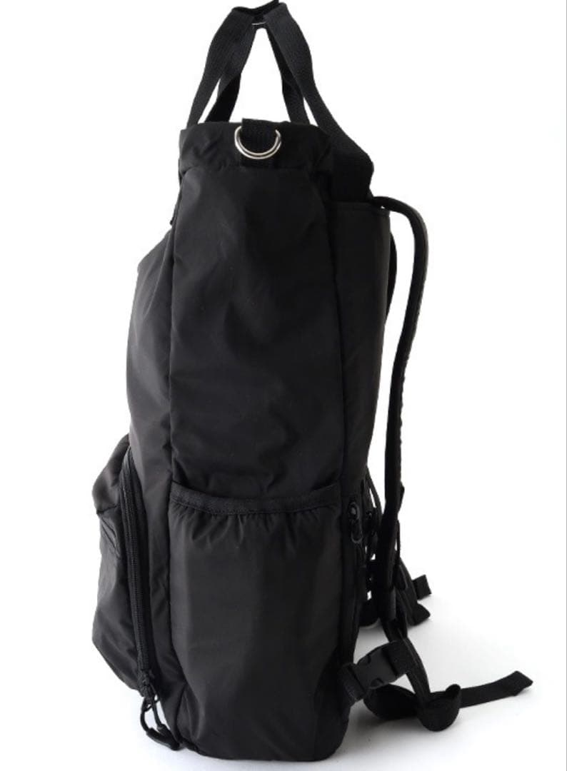 リトルウィークエンドブラックナイロンリュック