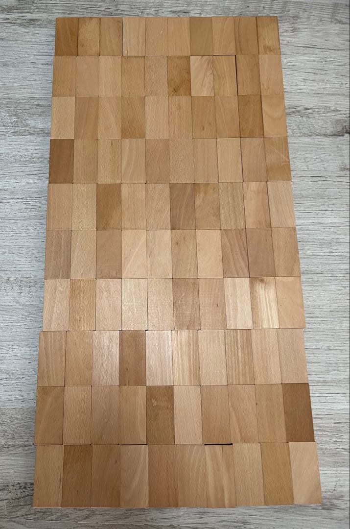 小さな大工さん積み木　40mm着尺直方体100個