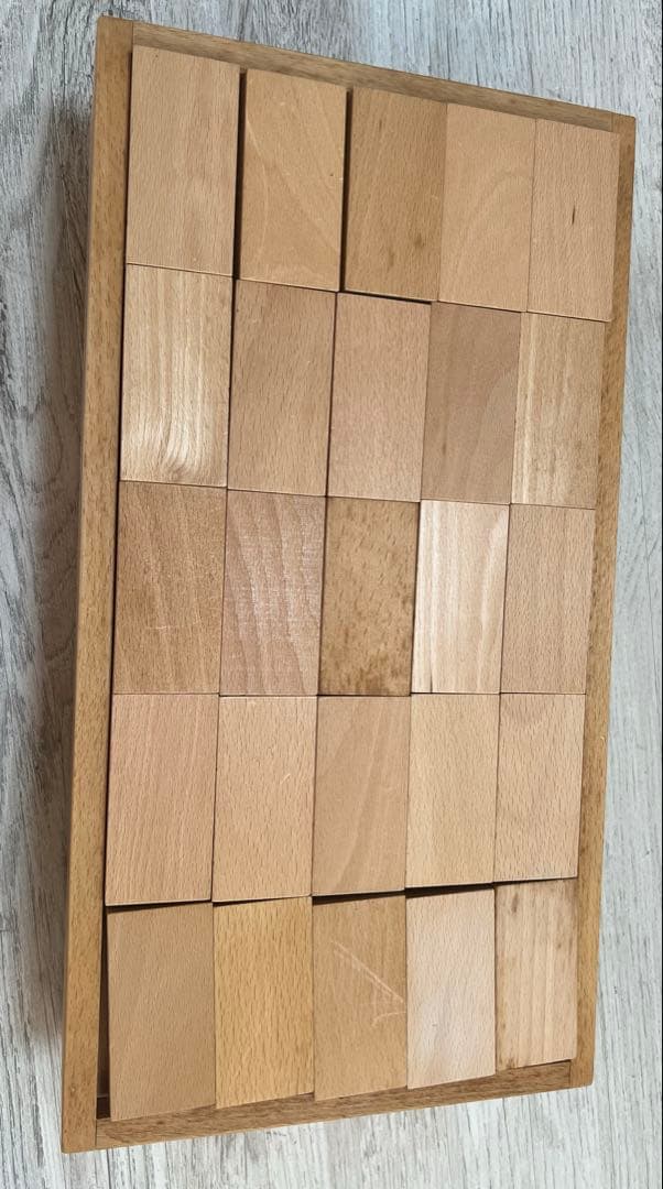 小さな大工さん積み木　40mm着尺直方体100個