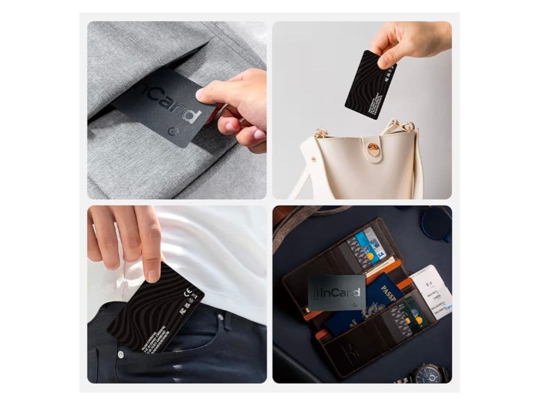 超薄型エアタグ スマートタグ 【2枚売り】1枚買いでも可