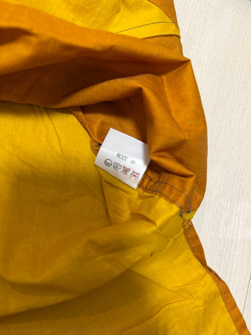 ISSEY MIYAKE 幾何学模様シャツ 綿100% M