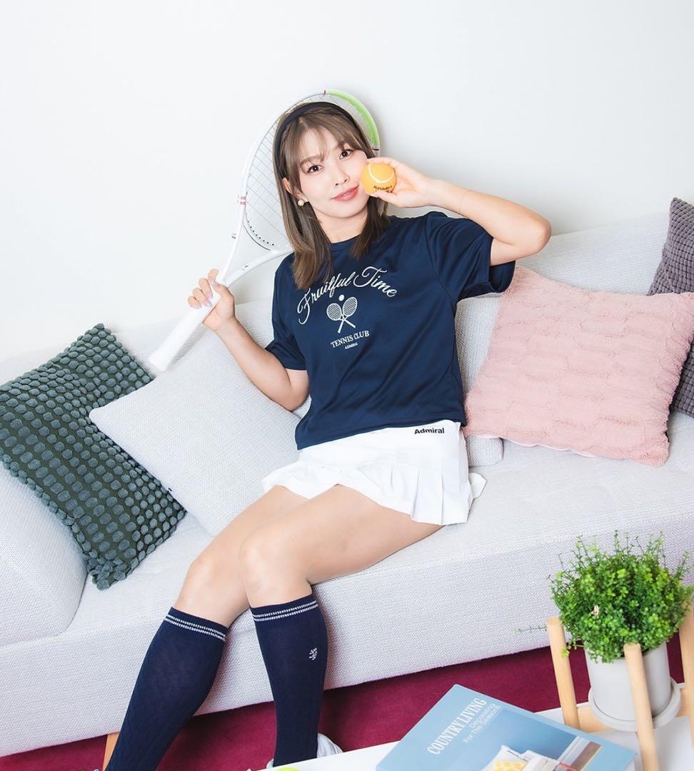 アドミラル新品⭐️アシメプリーツスコートテニスウエアゴルフウエアスポーツウエア