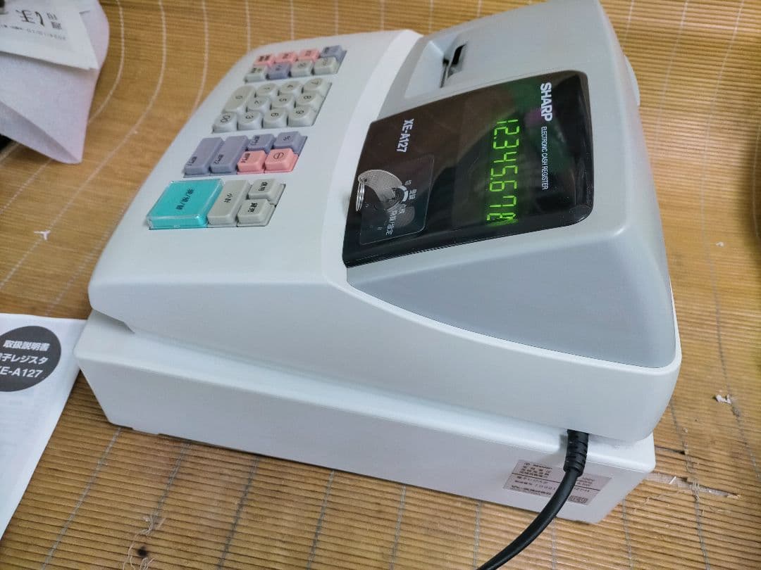 シャープレジスター　XE-A127　簡単便利特殊　送料込　400666