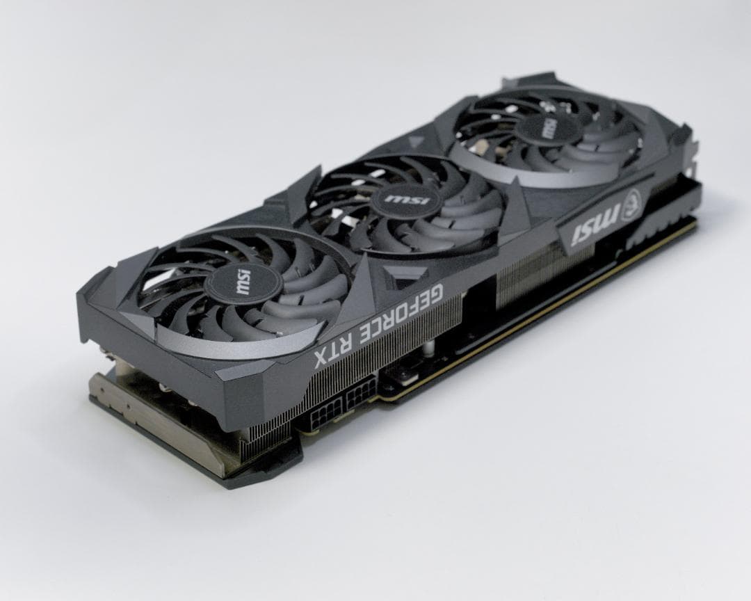 【動作確認】GPU RTX3080 清掃&グリス済