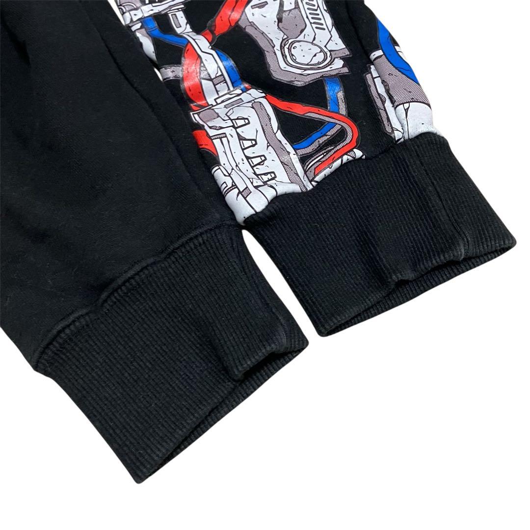 アキバ感電デンキ MACHINE ARM 欠陥 ケッカン スウェット パーカーL