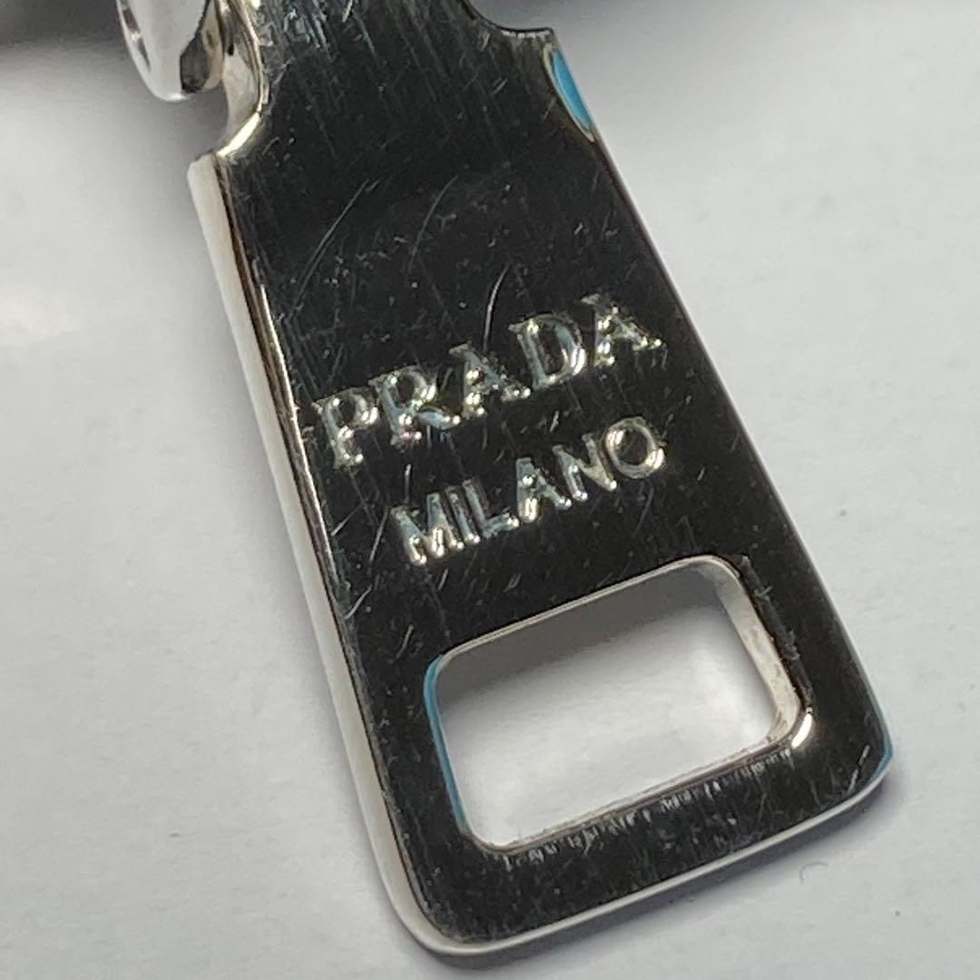 E9206 美品 プラダ PRADA ロゴプレート ウエストポーチ ナイロン