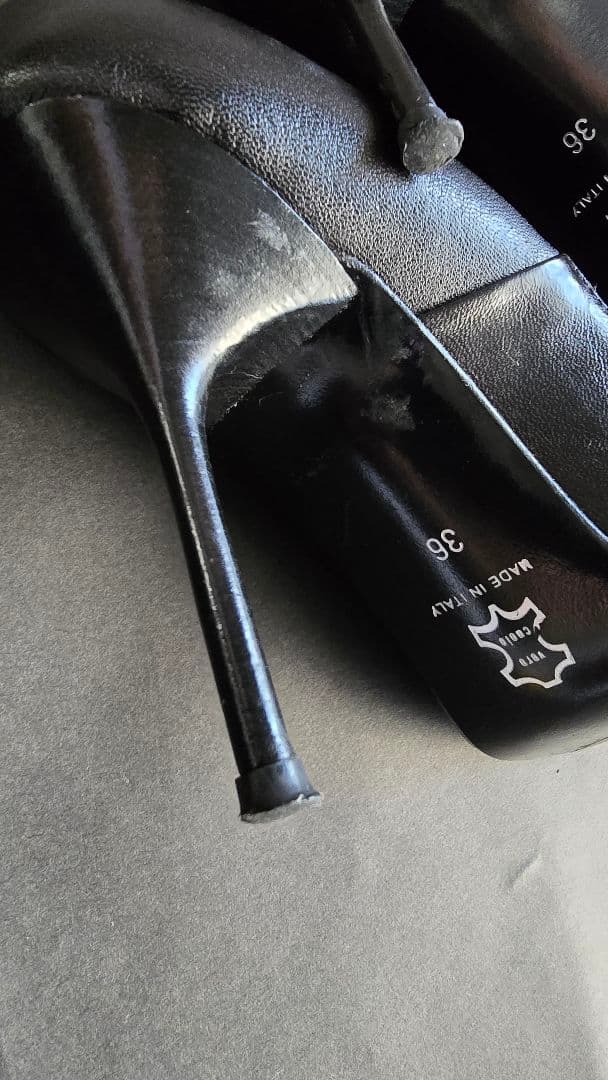 Gio CELLINI MILANO ミラノ購入ポインテッドトゥハイヒール黒