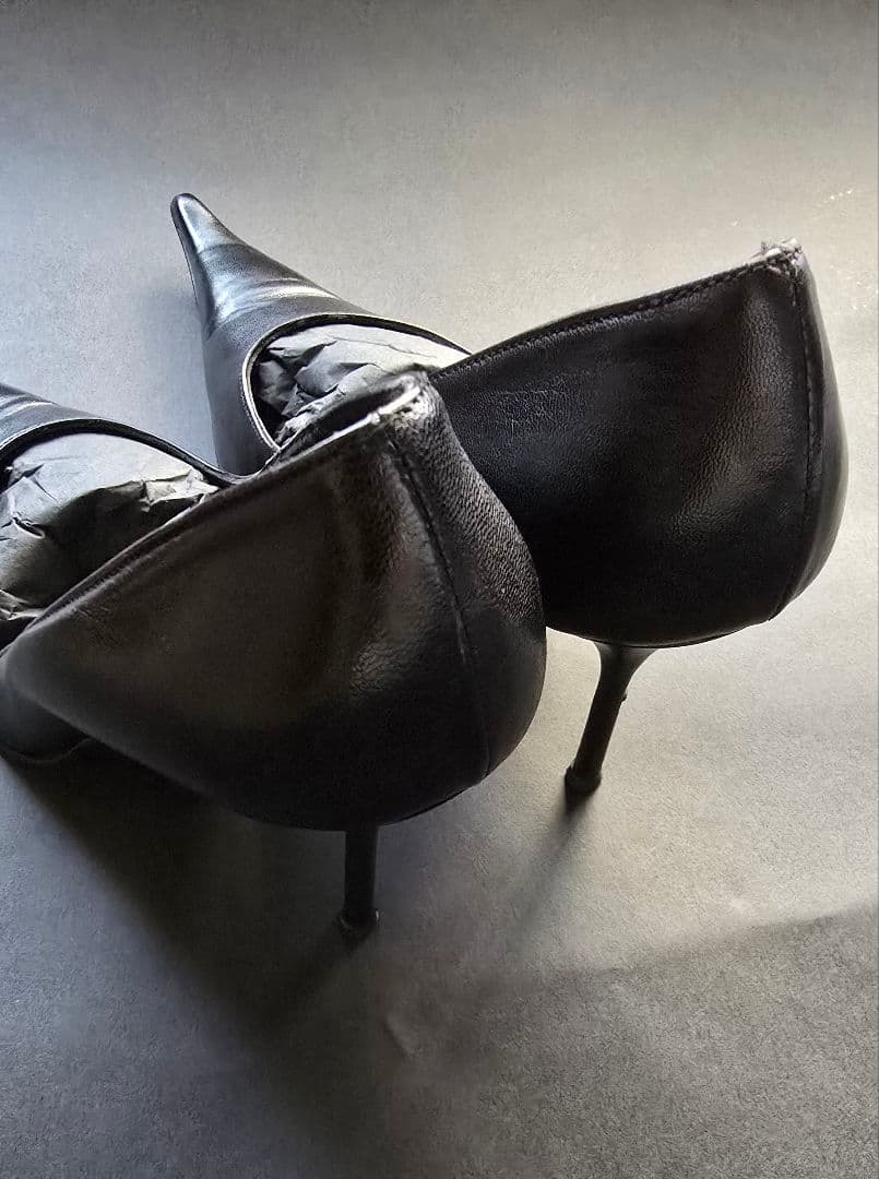 Gio CELLINI MILANO ミラノ購入ポインテッドトゥハイヒール黒