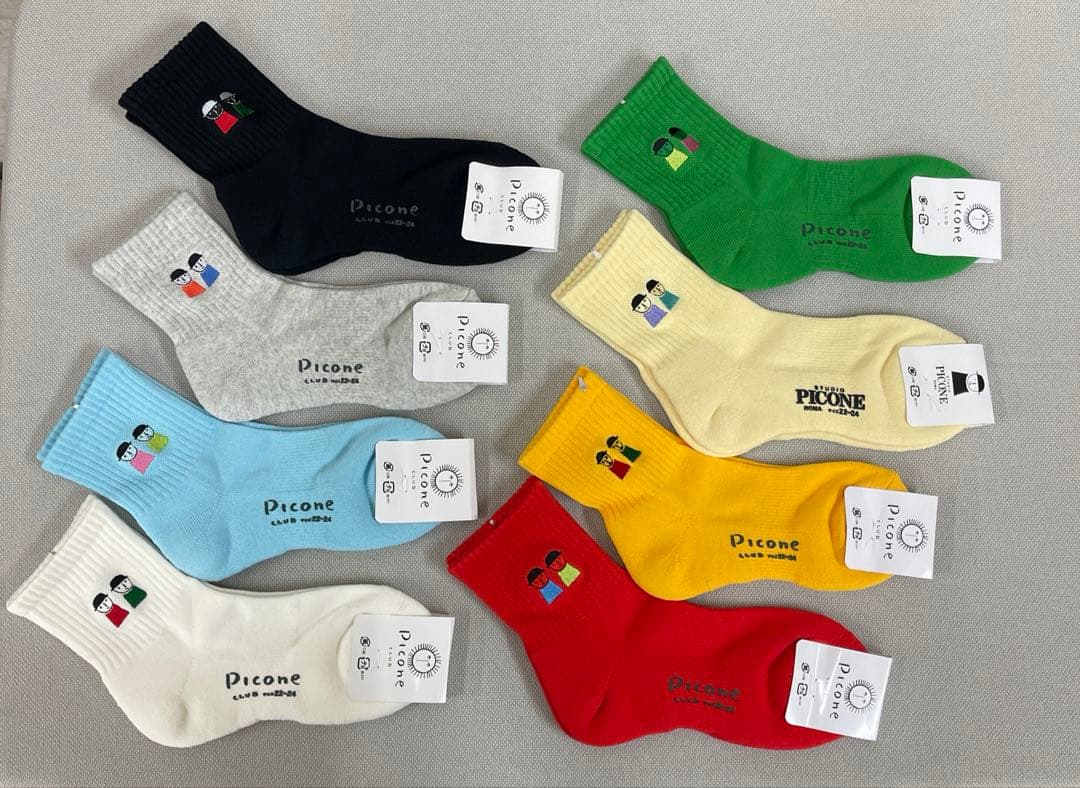 Picone カラフルソックス 8色セット 来幸
