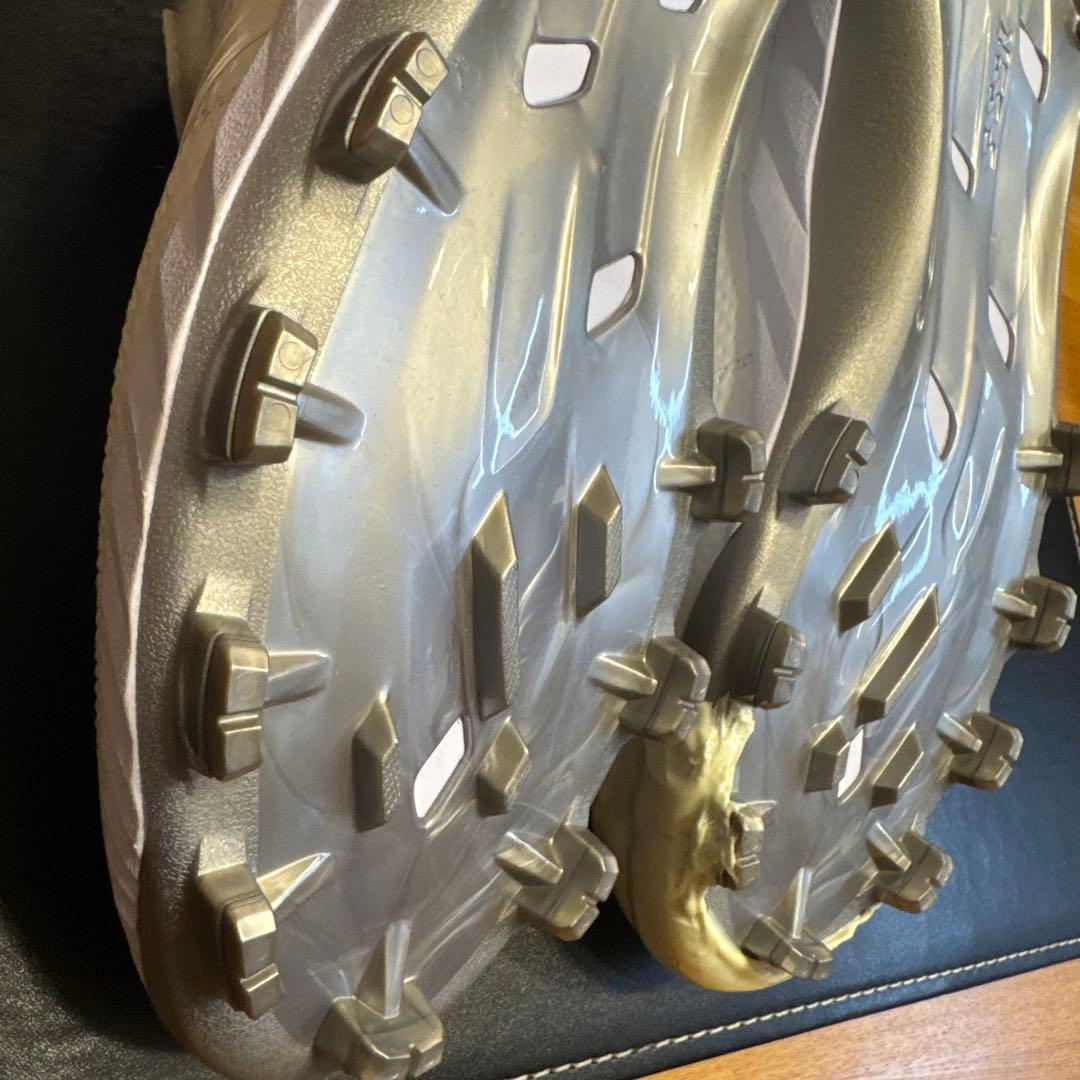 SSK スパイク 白 ブロックソール 3本ベルト プロエッジ ESF4100VW