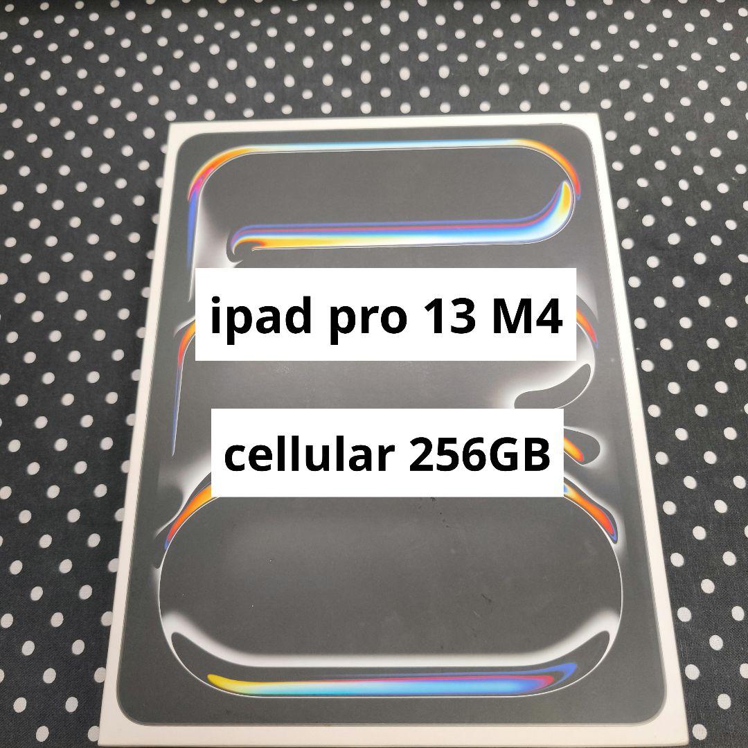 iPad本体 iPad Pro 13 M4 Wi-Fi + Cellular 256
