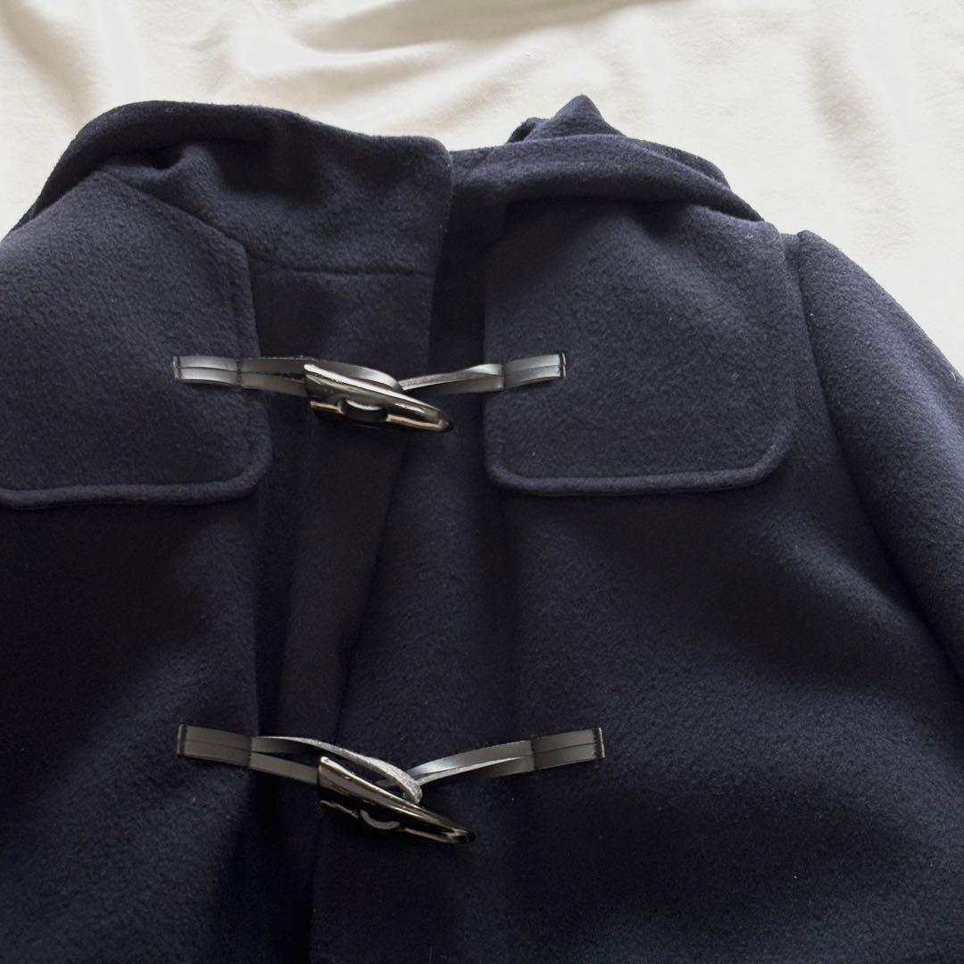 極美品☆セオリーリュクス 毛100% ダッフルコート ネイビー ダウンライナー付