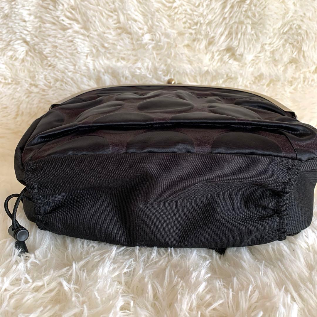 まさ。様AYANOKOJI あやのこうじ がま口ポシェット型ボディバッグ ドット