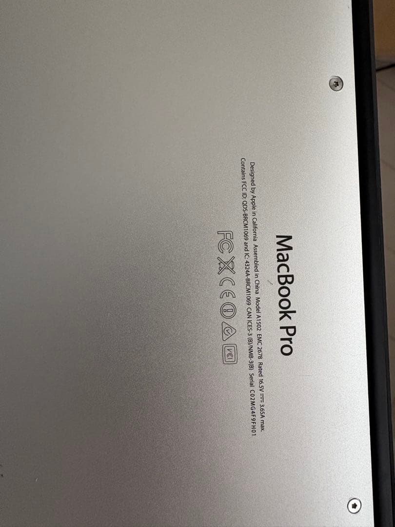 MacBook シルバー macOS Big Sur 本体　ジャンク品