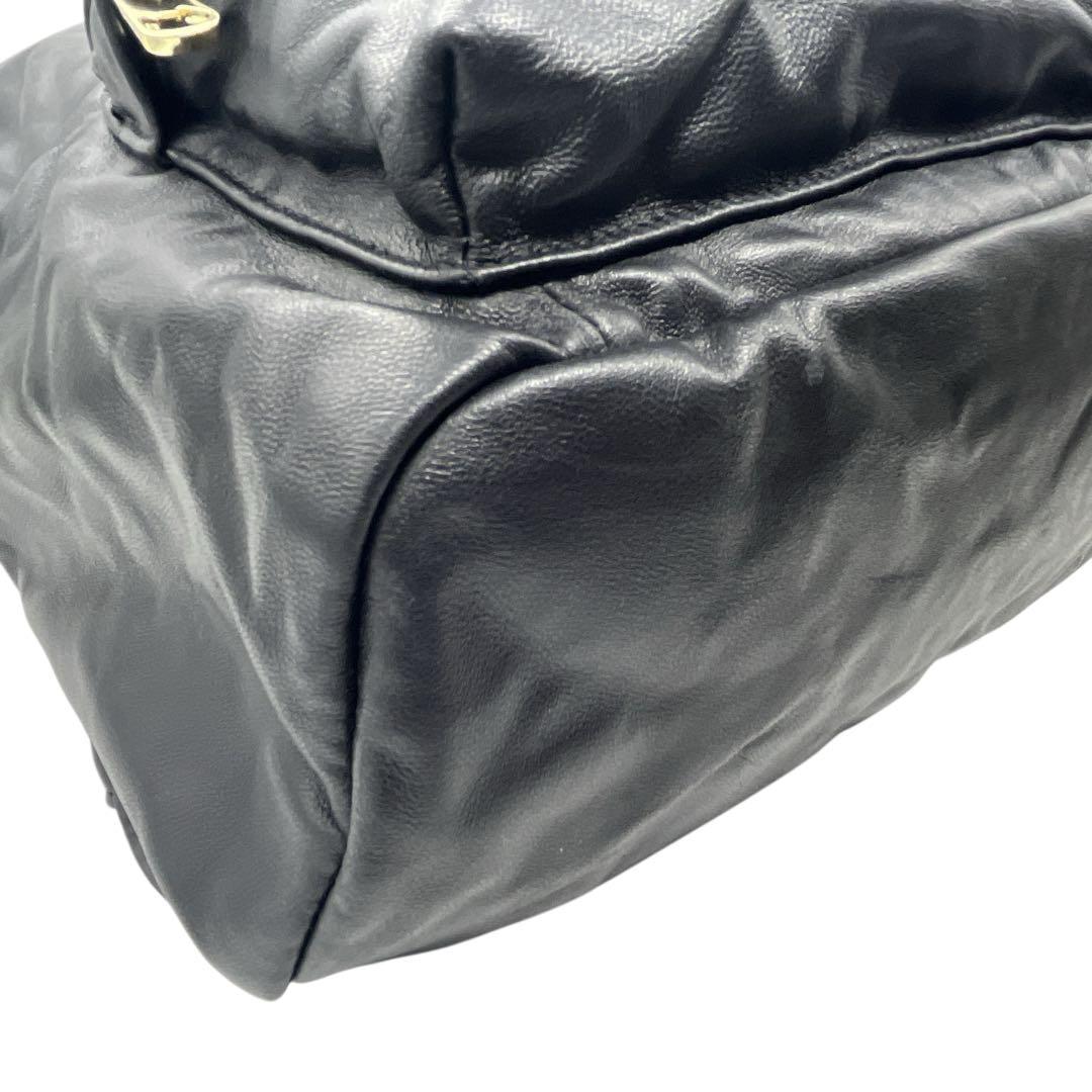 ✨極美品✨ ツモリチサト キャリー リュック オールレザー ブラック ゴールド