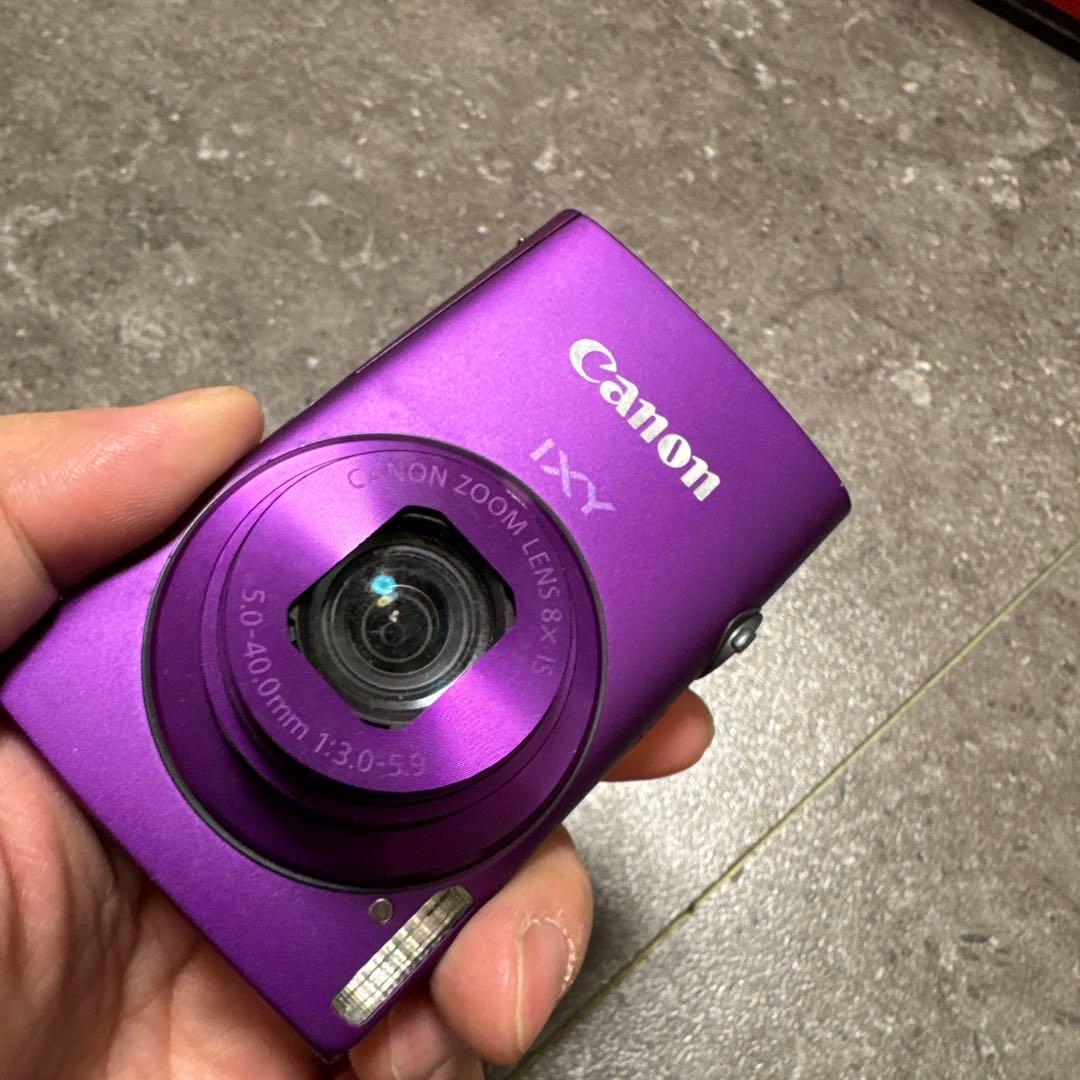 美品　人気色　Canon IXY 600F パープル