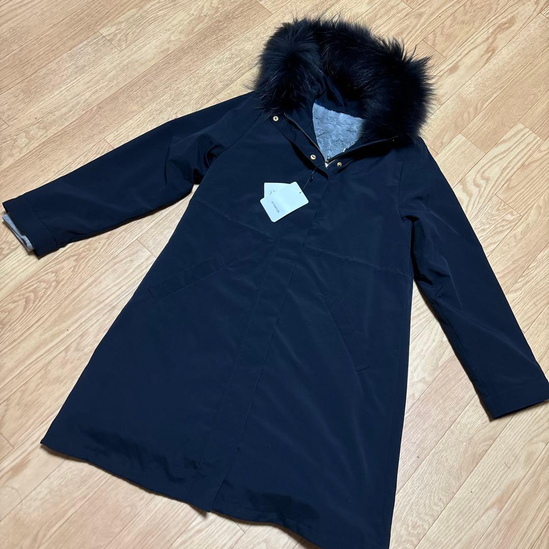 新品タグ付き　vicky ライナー3way モッズコート　0 ネイビー