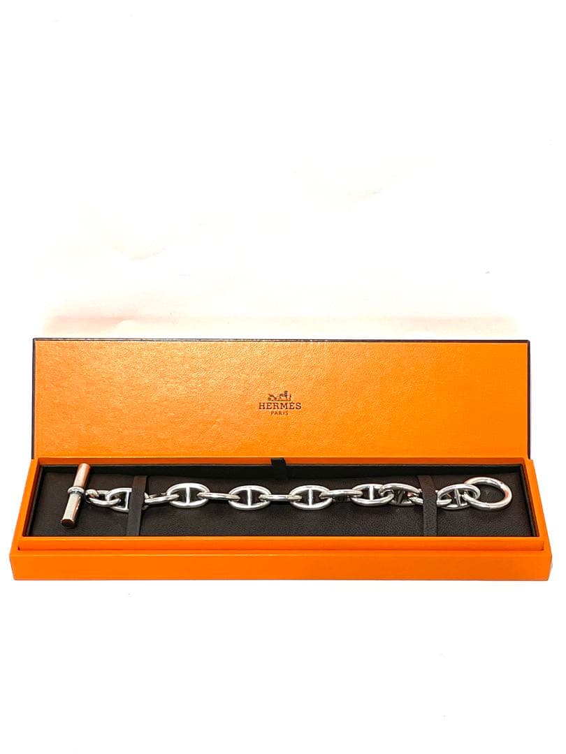 エルメス シェーヌダンクルGM 12コマ シルバー925 総重量67.5g