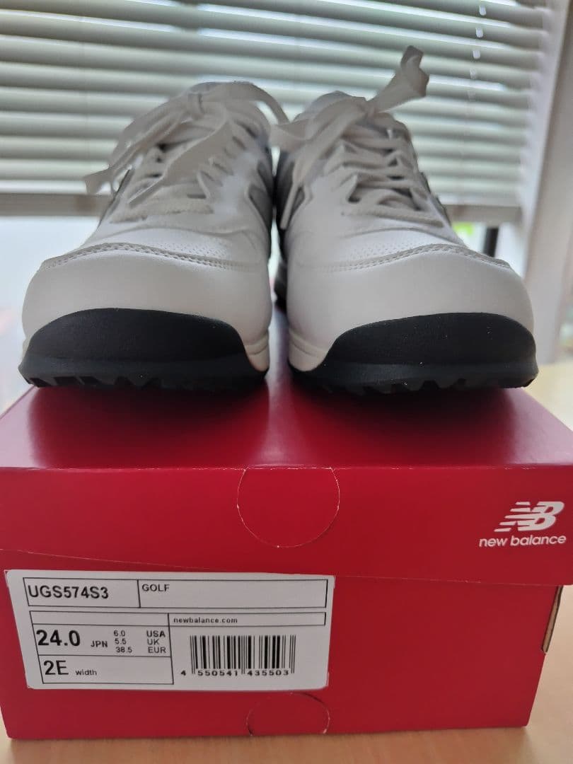 New Balance UGS574S3 ゴルフシューズ ホワイト/グレー