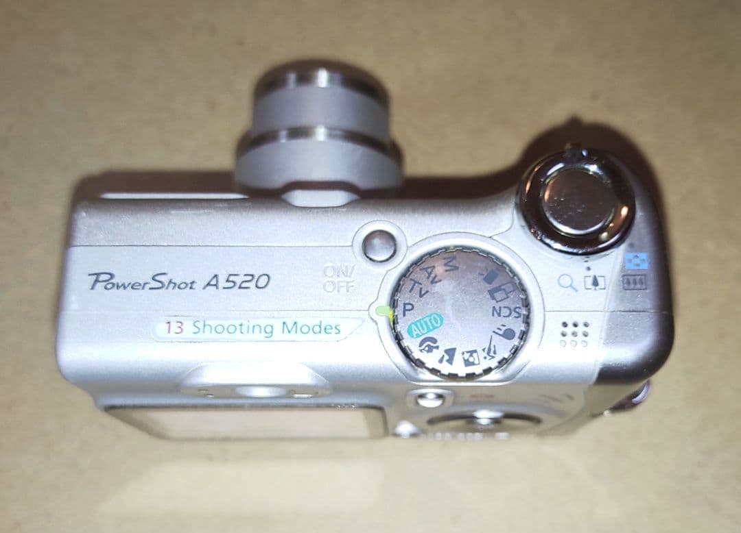 【オールドコンデジ 特典付き】キャノン PowerShot A520 4倍ズーム