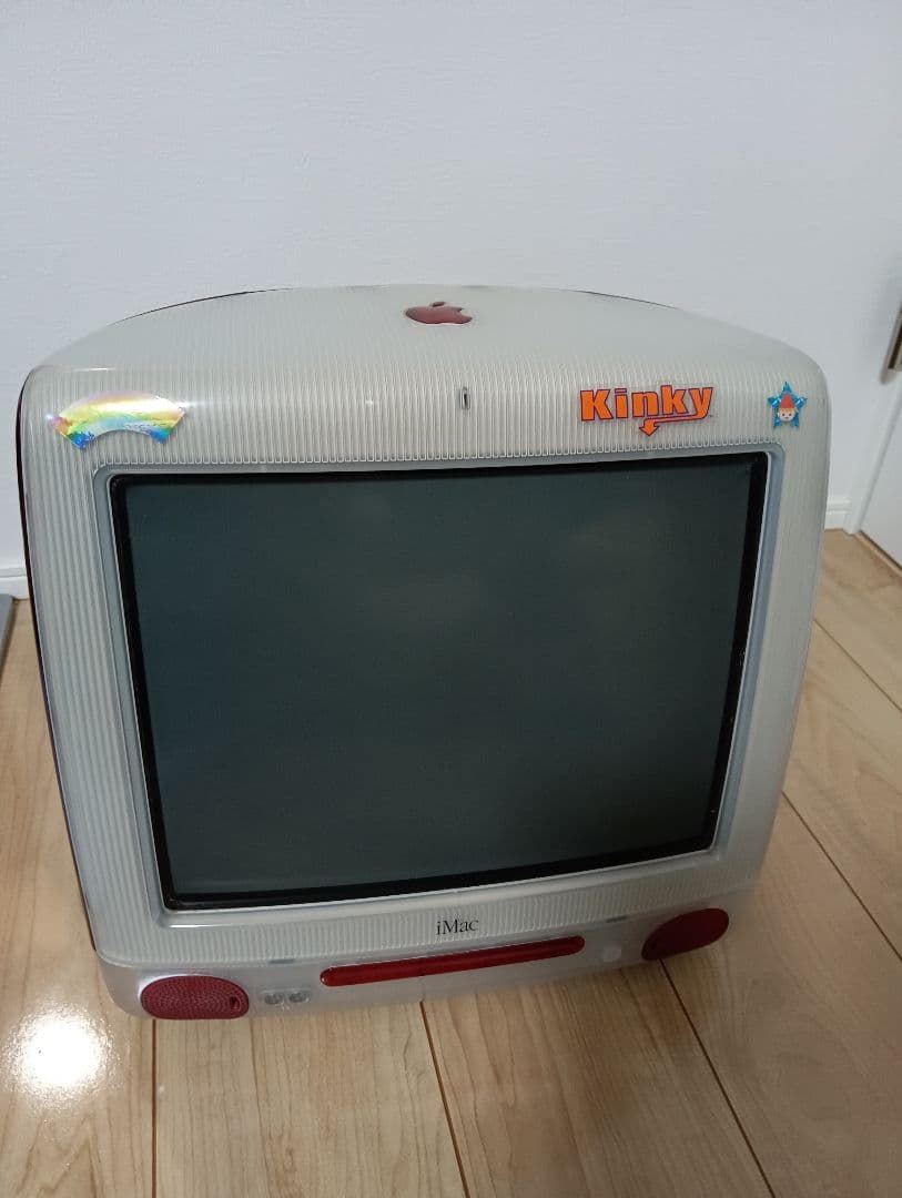 通電確認済み　初代 Apple iMac G3 スケルトンレッド