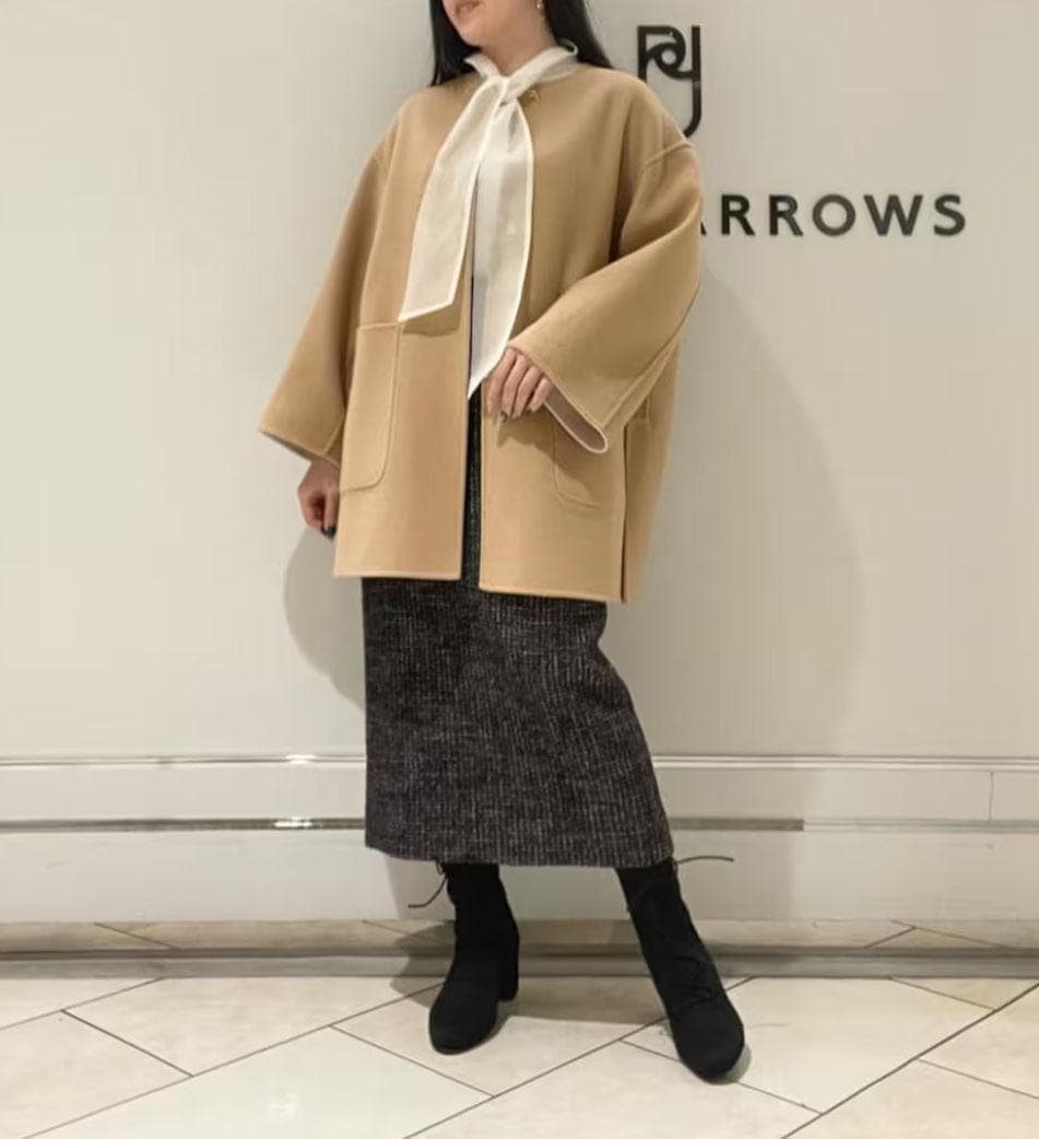 ■専用■ユナイテッドアローズ TOKYO 2,3万 シアー ボウタイブラウス 白