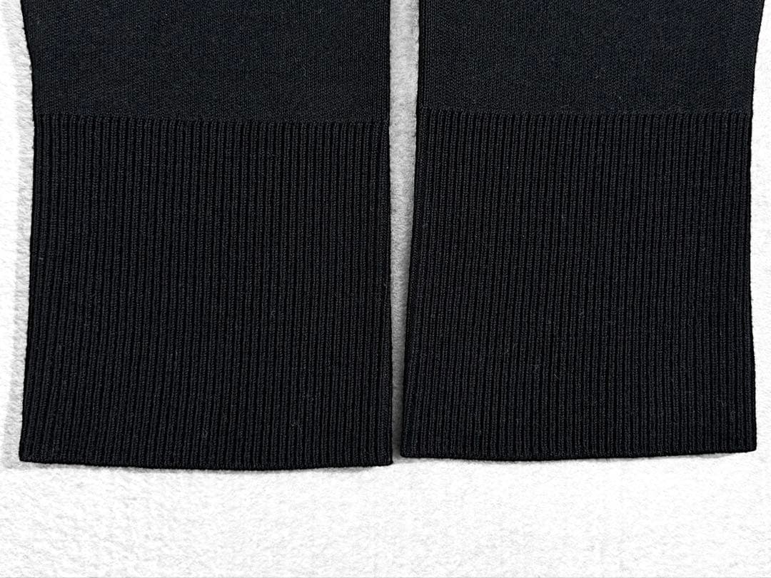 極美品 AP STUDIO ウール100% クルーネックニット ブラック 上質