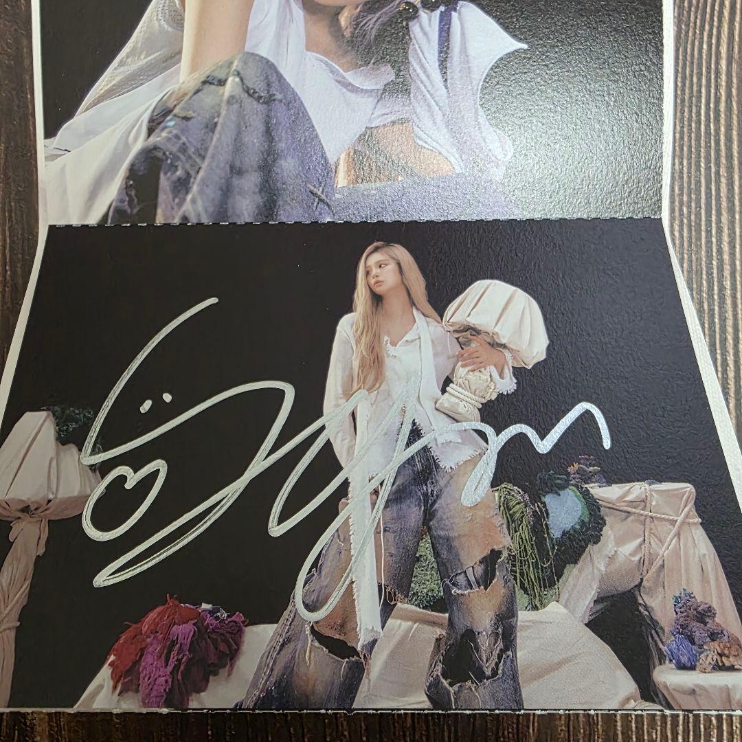 NMIXX ソリュン 直筆サイン入り　ポストカード