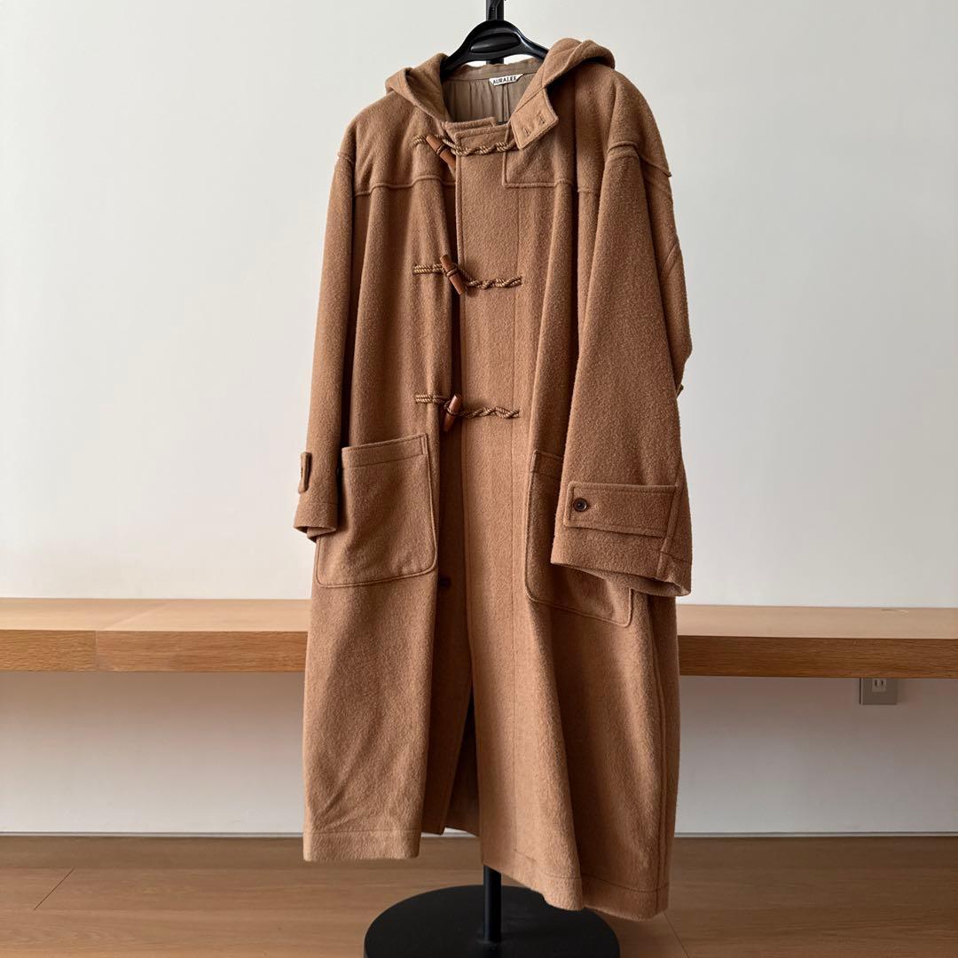 AURALEE ベージュ ダッフルコート サイズ1