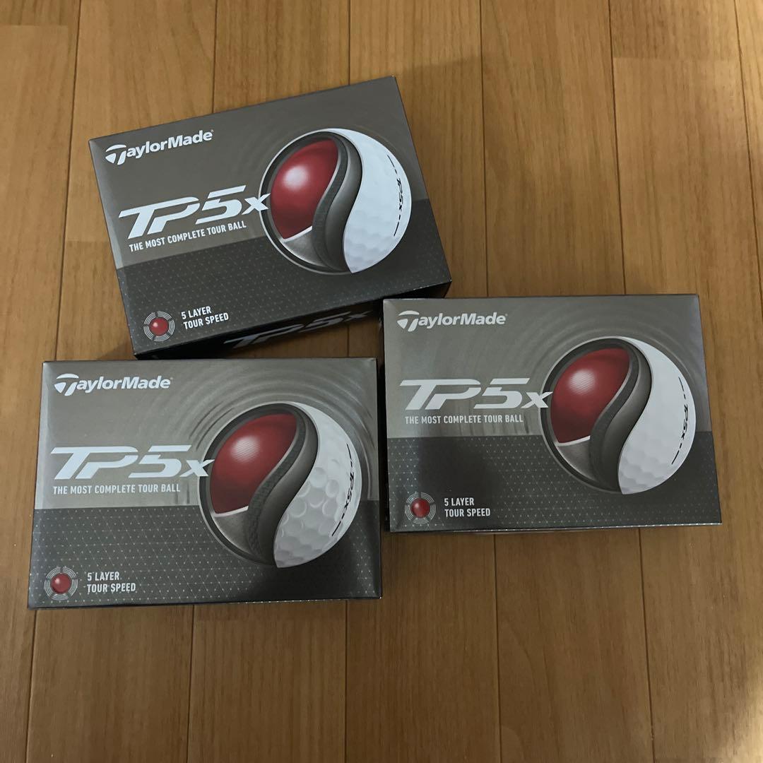 新品 TaylorMade TP5x ゴルフボール3箱セット 値引不可