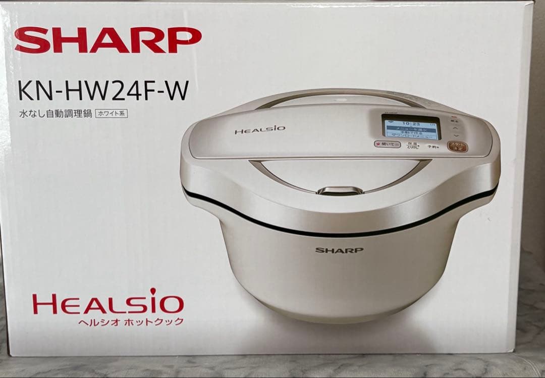 幸*元様 未使用品　ヘルシオホットクック KN-HW24F-W （ホワイト） S
