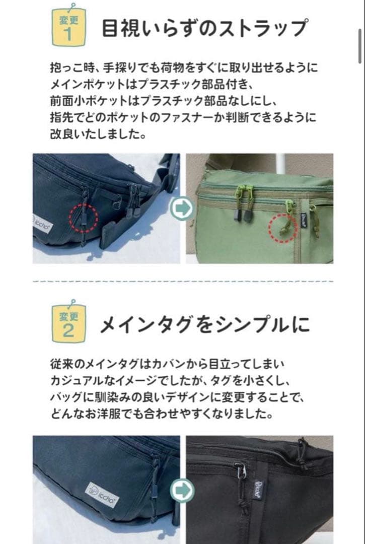 ◆リニューアル品◆Hug育バッグ　DDiccho カーキ