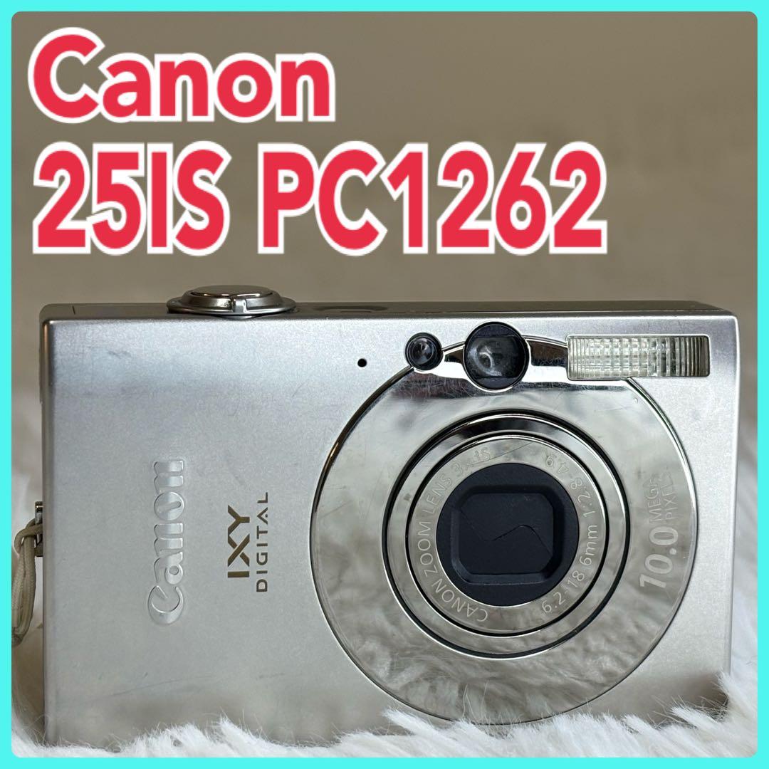 Canon カメラ　IXY25IS PC1262 SDカード コンデジ　動作品