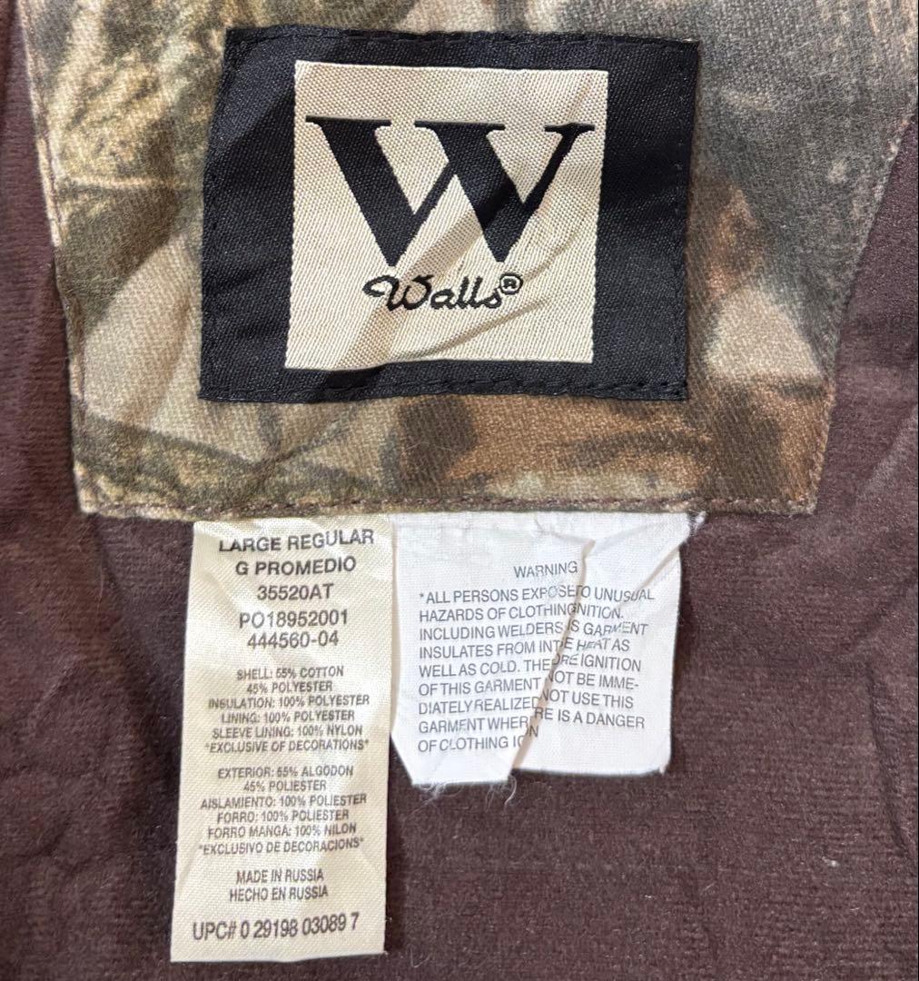 Walls ウォールズ　リアルツリーカモ　バック刺繍ロゴ　アクティブジャケット