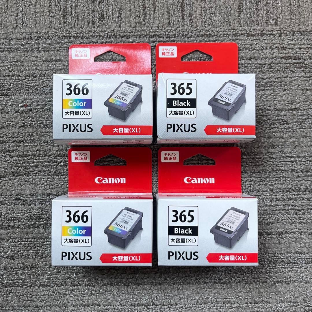 Canon BC366XL+365XL 純正大容量インク 4本セット新品☆